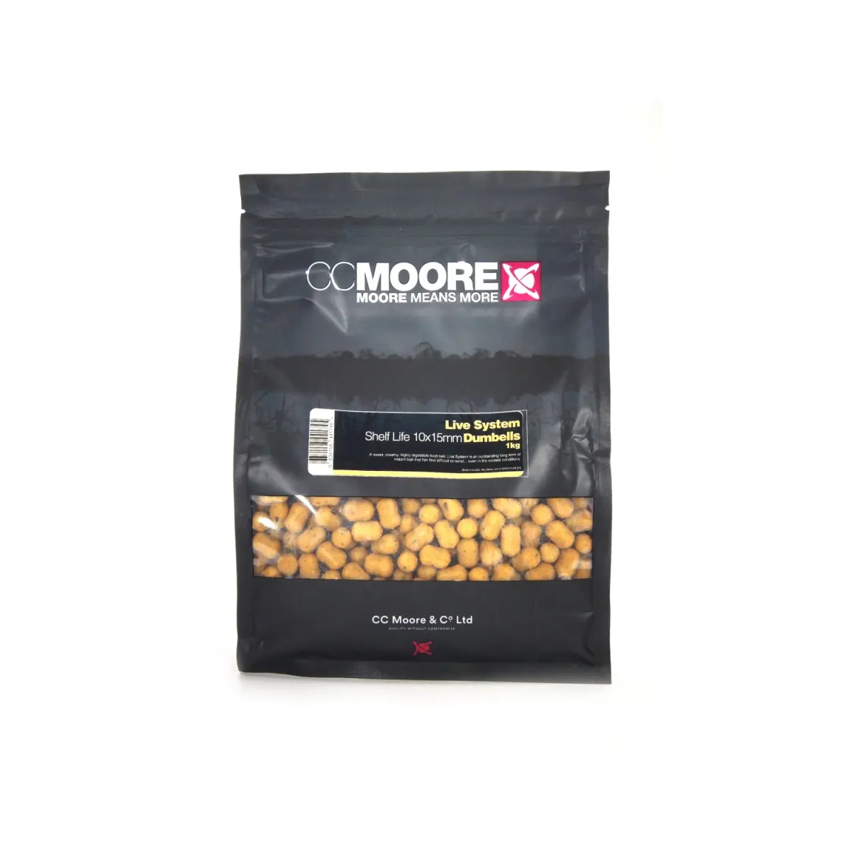 CcMoore ShelfLife Dumbells - Live System - 1kgtip 1kg / 10x15mm - MPN: 90429 - EAN: 634158441745