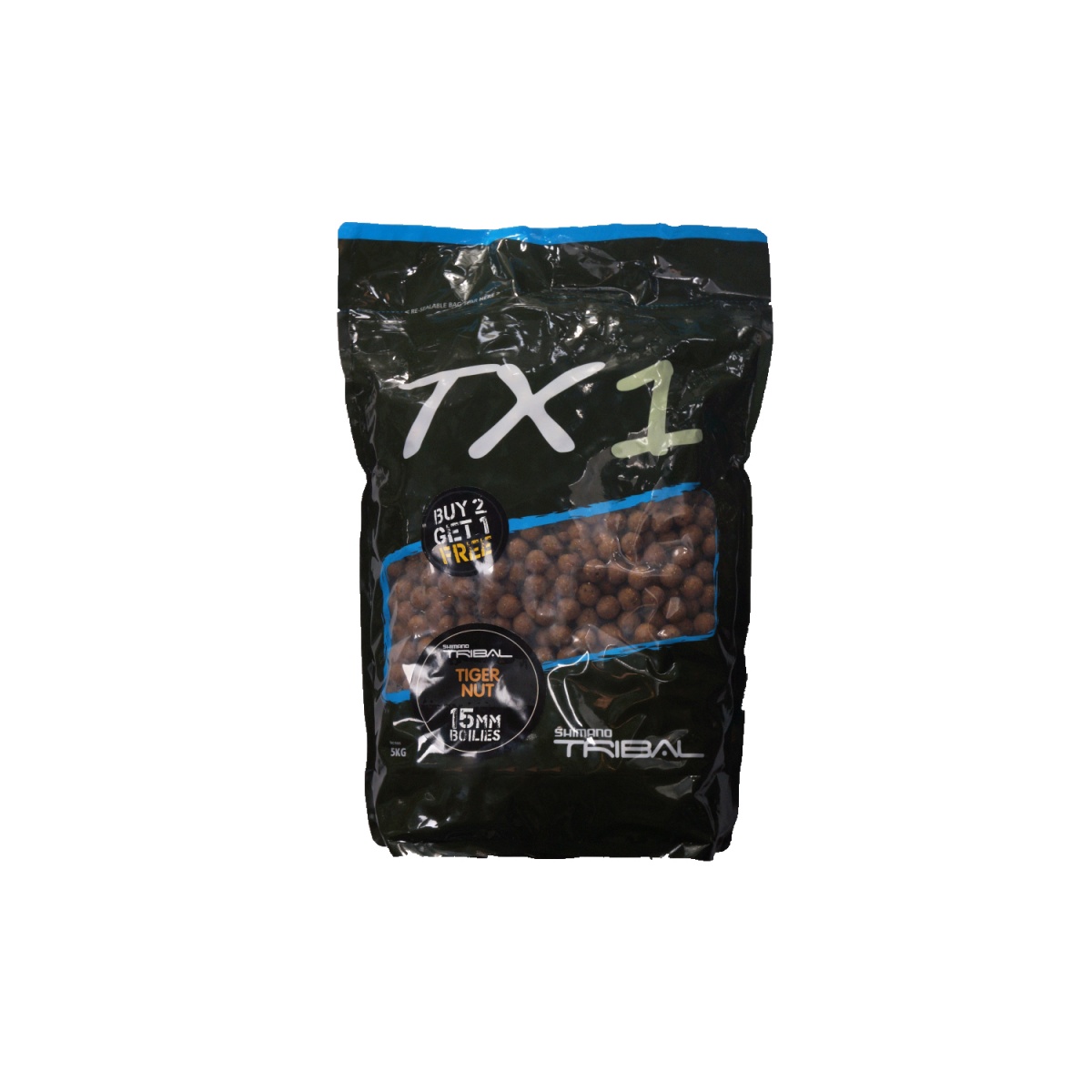Shimano Tribal TX1 Boilies - Tiger Nut - 5 kgrozmiar 15 mm - MPN: TX1TNB155000 - EAN: 8717009845427