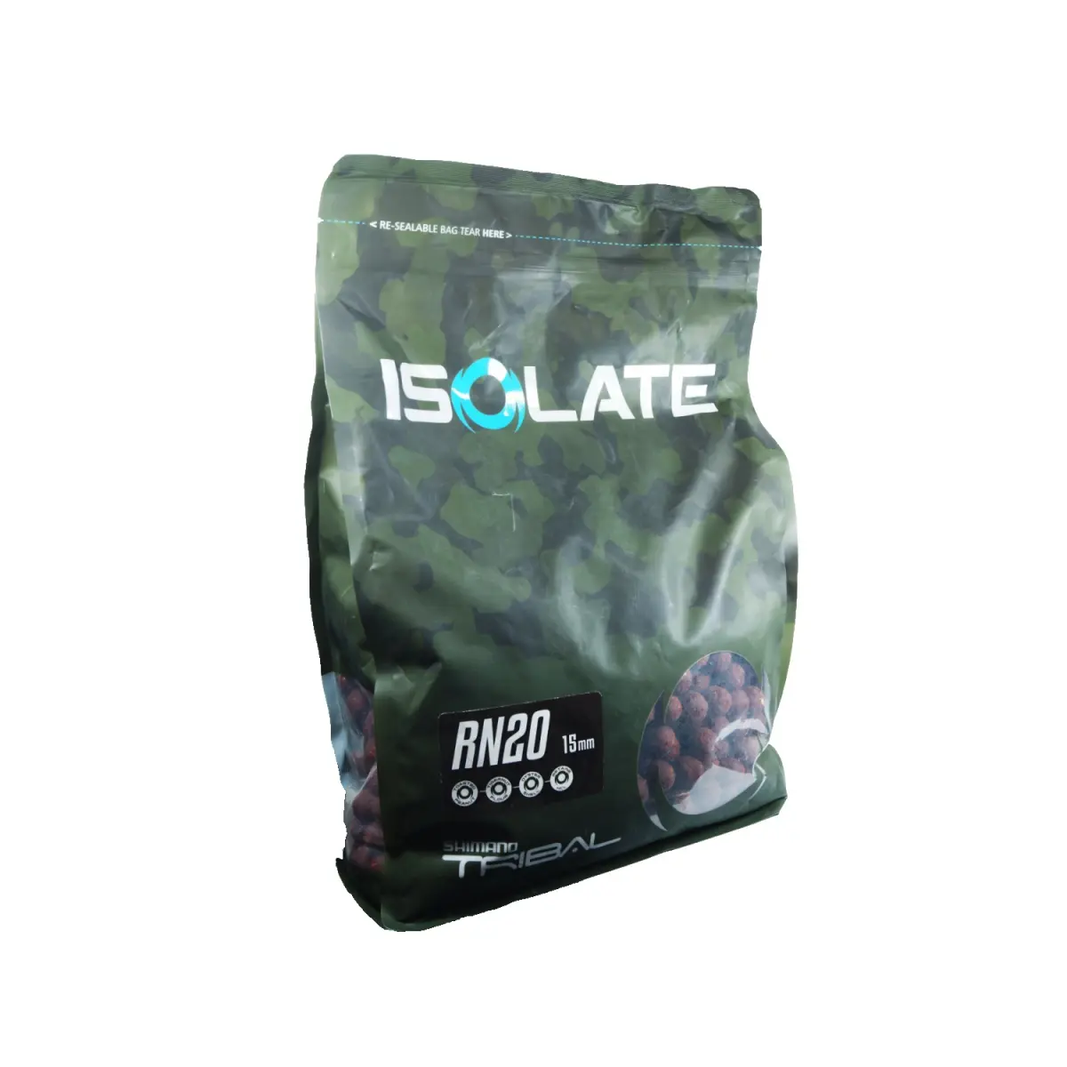 Shimano Tribal Isolate Boilies - RN20 - 3 kgméret 15mm / 3kg - MPN: ISORN20B153000 - EAN: 8717009845335