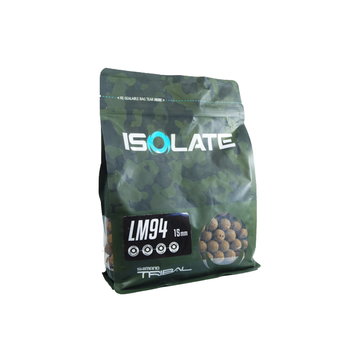 Shimano Tribal Isolate Boilies - LM94 - 1 kgsize 15mm / 1kg - MPN: ISOLM94B151000 - EAN: 8717009845373