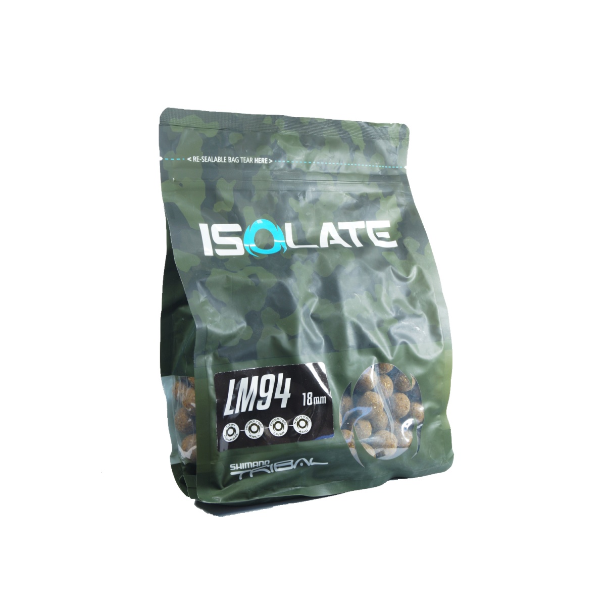 Shimano Tribal Isolate Boilies - LM94 - 1 kgsize 18mm / 1kg - MPN: ISOLM94B181000 - EAN: 8717009845397