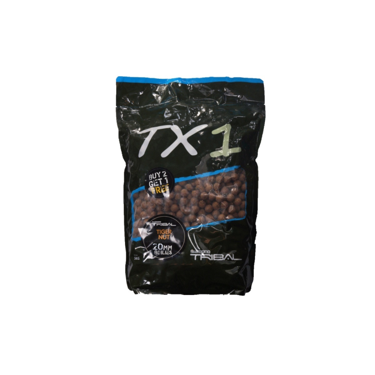 Shimano Tribal TX1 Boilies - Tiger Nut - 5 kgrozmiar 20 mm - MPN: TX1TNB205000 - EAN: 8717009851213