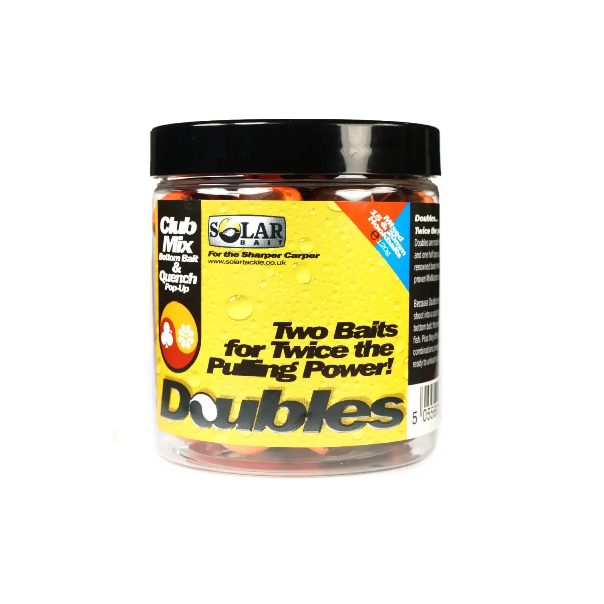 NEW Solar Club Mix & Quench Double Wafter Hookbaits mărimea 16/20mm - MPN: WDCQ - EAN: 5055681512699