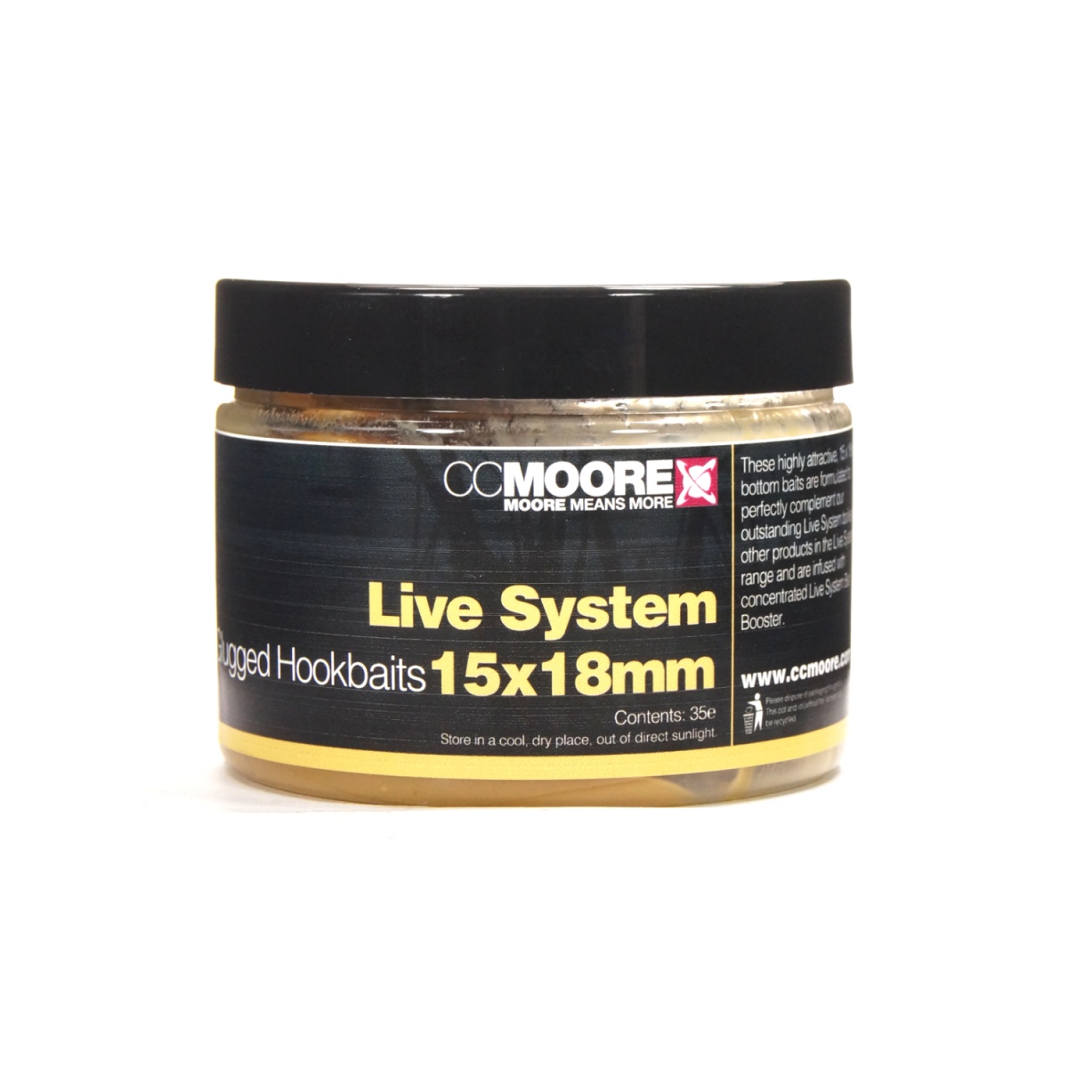 CcMoore Glugged Hookbaits - Live Systemrozmiar 15 x 18 mm - MPN: 90357 - EAN: 634158556487