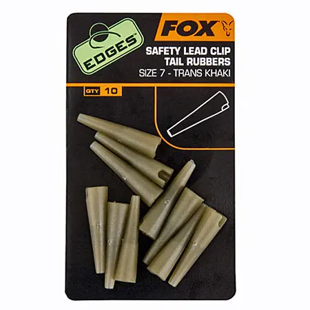 Fox Edges Safety Lead ClipTail Rubberspakavimas 10 vnt. - MPN: CAC478 - EAN: 5055350240991