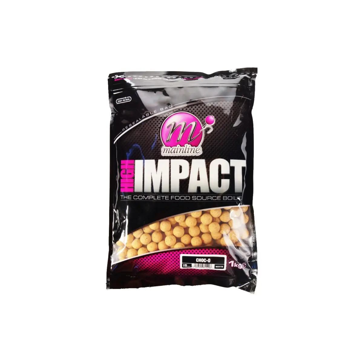 Mainline High Impact Boilies - Choc-O mărimea 15 mm / 1 kg - MPN: M23116 - EAN: 5060509815296
