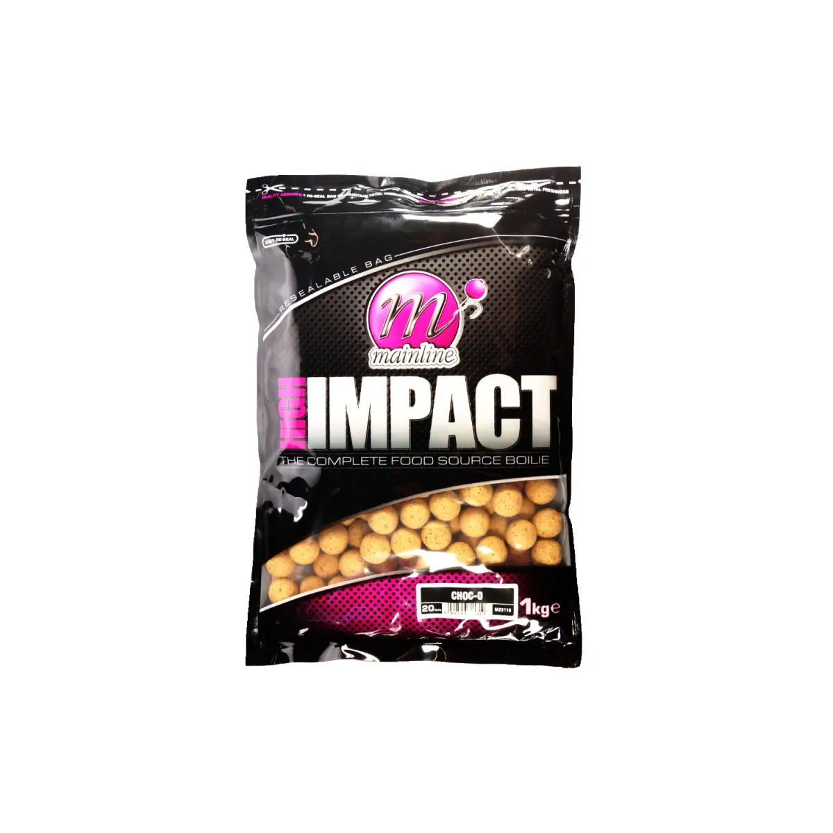 Mainline High Impact Boilies - Choc-O mărimea 20 mm / 1 kg - MPN: M23118 - EAN: 5060509815319