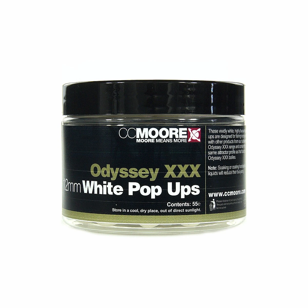 CcMoore White Pop-Ups - Odyssey XXXrozmiar 12mm - MPN: 90434 - EAN: 634158553998