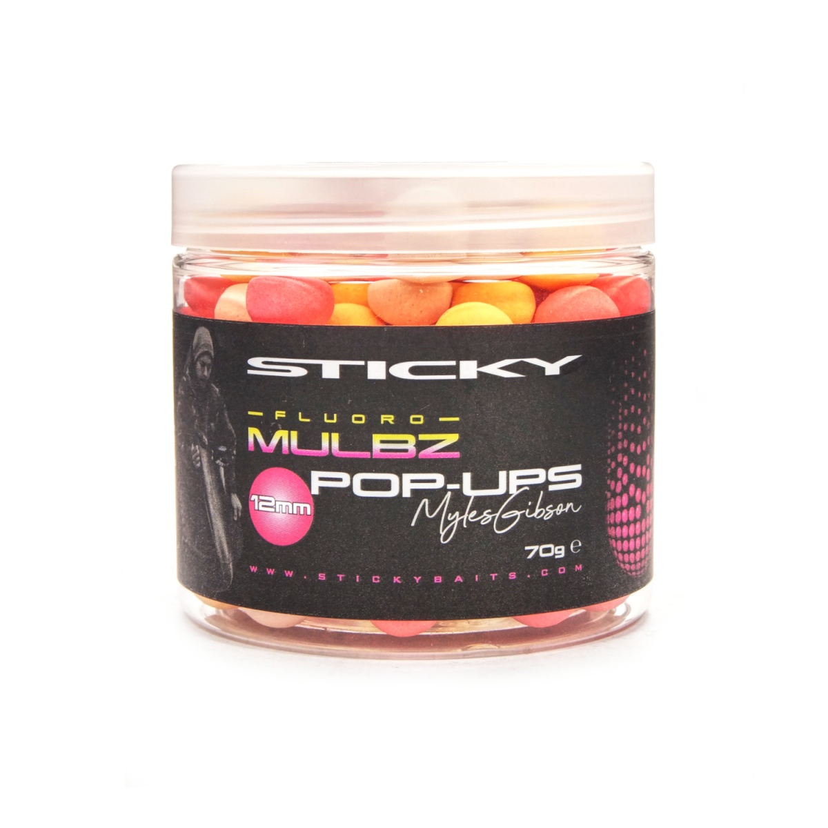 StickyBaits Pop-Ups Fluoro - Mulbz rozmiar 12 mm - MPN: MBFP12 - EAN: 715706869645