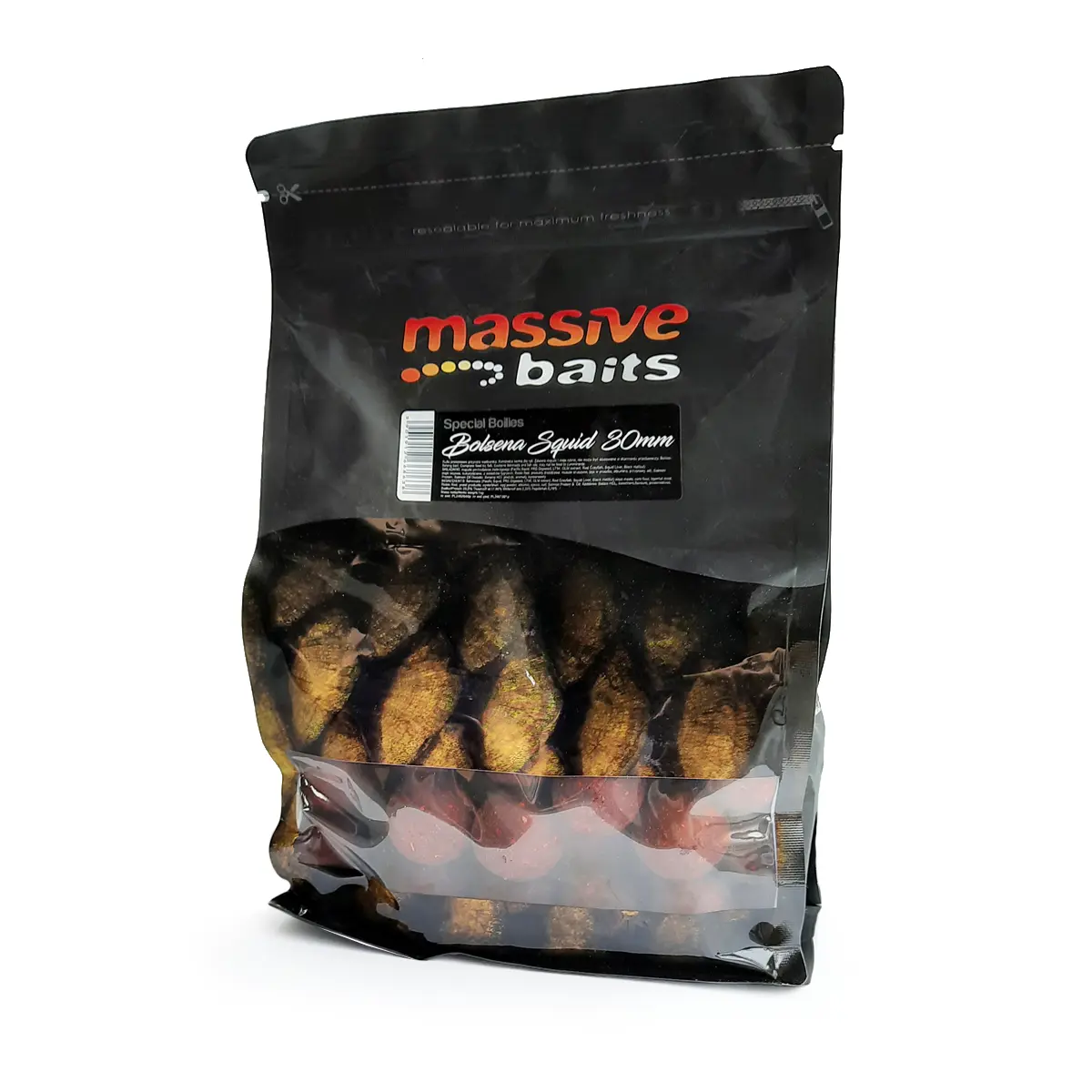 MassiveBaits Bolsena Squid Specials Boiliesambalaj 30 mm / 1 kg - MPN: SP020 - EAN: 5901912668638