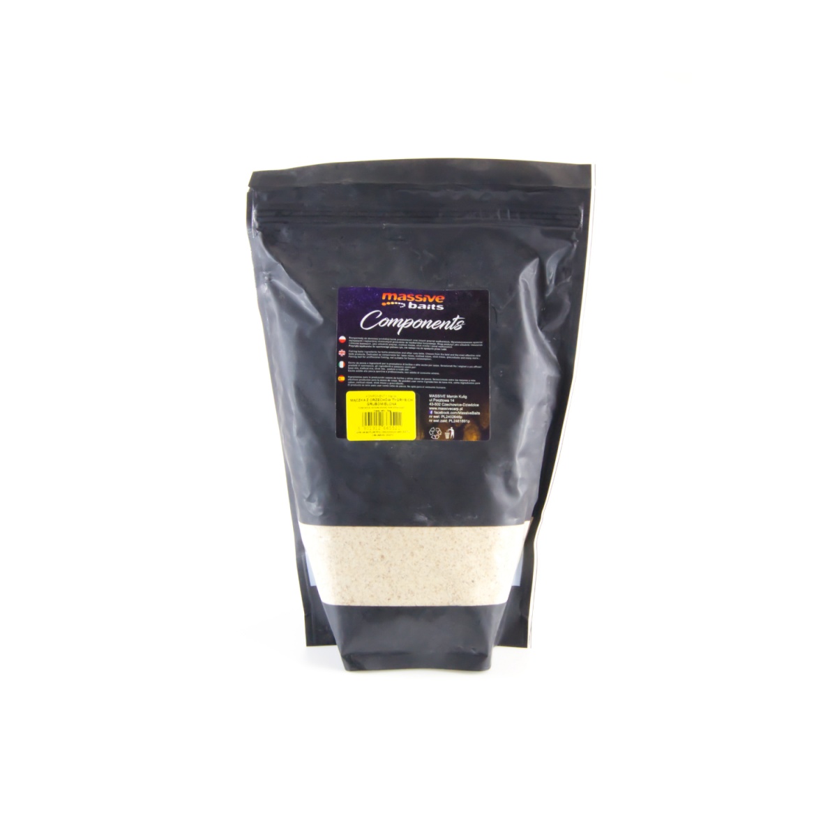 MassiveBaits Components - Mączka z Orzechów Tygrysich Grubomielonaopakowanie 1kg - MPN: KP040 - EAN: 5901912665521