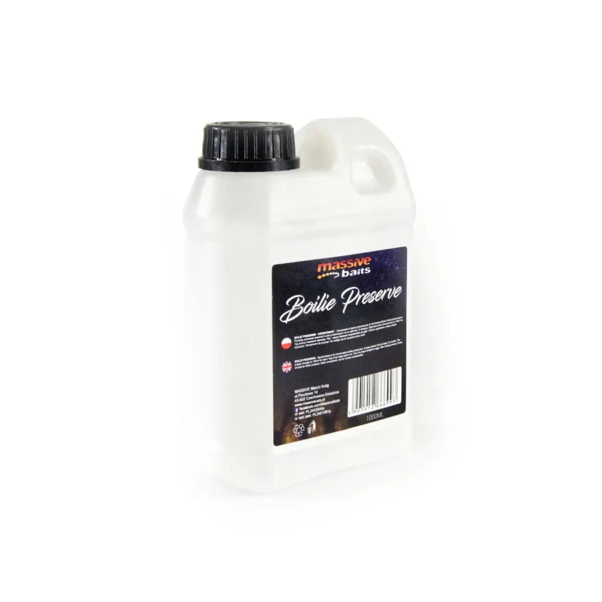 MassiveBaits Boilie Preserveambalaj 1000ml - MPN: LQ025 - EAN: 5901912666993