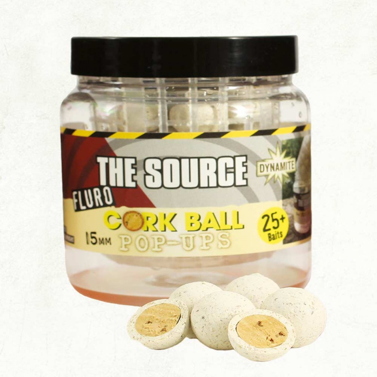 DynamiteBaits Fluro White Corkball Pop-Ups The Source - MPN: DY940 - EAN: 5031745214945