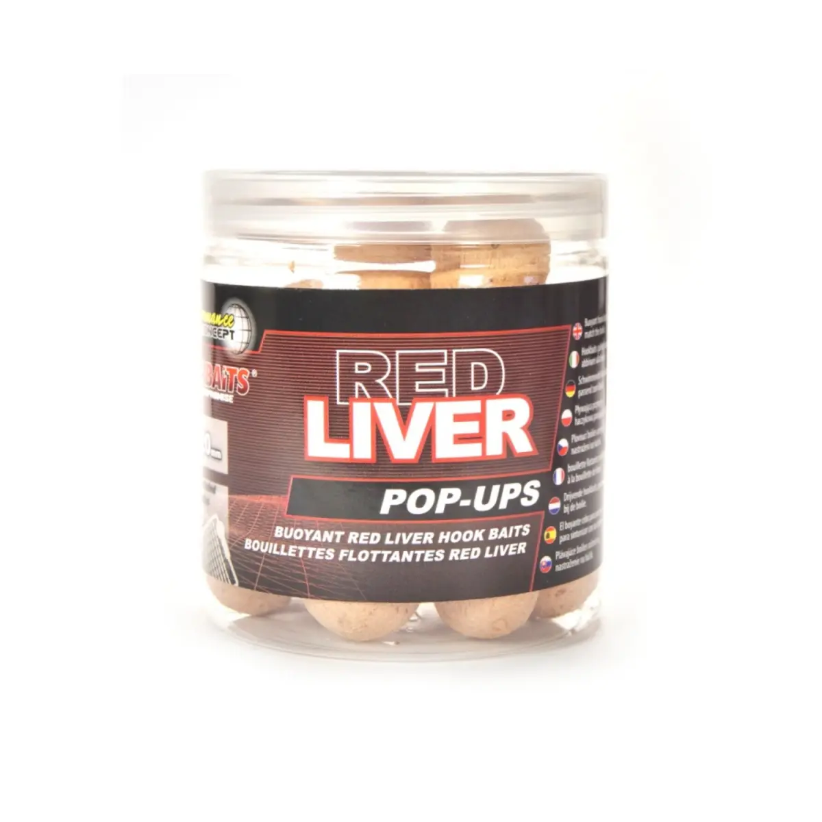 Starbaits Performance Pop Ups - Red Liver rozmiar 20 mm - MPN: 71711 - EAN: 3297830717117