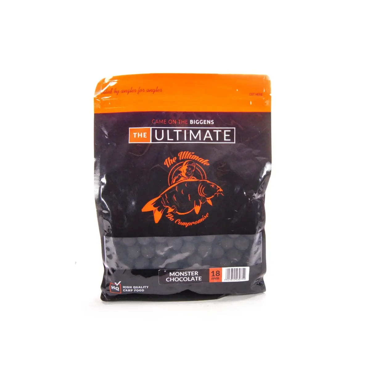 UltimateProducts Top Range Boilies - Monster Chocolate mărimea 18 mm / 1 kg - EAN: 5903855430754