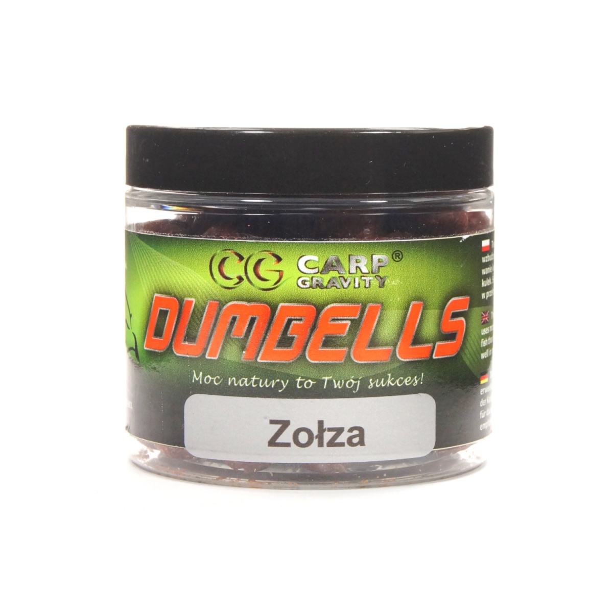 Carp Gravity Dumbells Hookbaits - Zołzarozmiar 14x18mm / 200ml - MPN: DUM010 - EAN: 200000060022