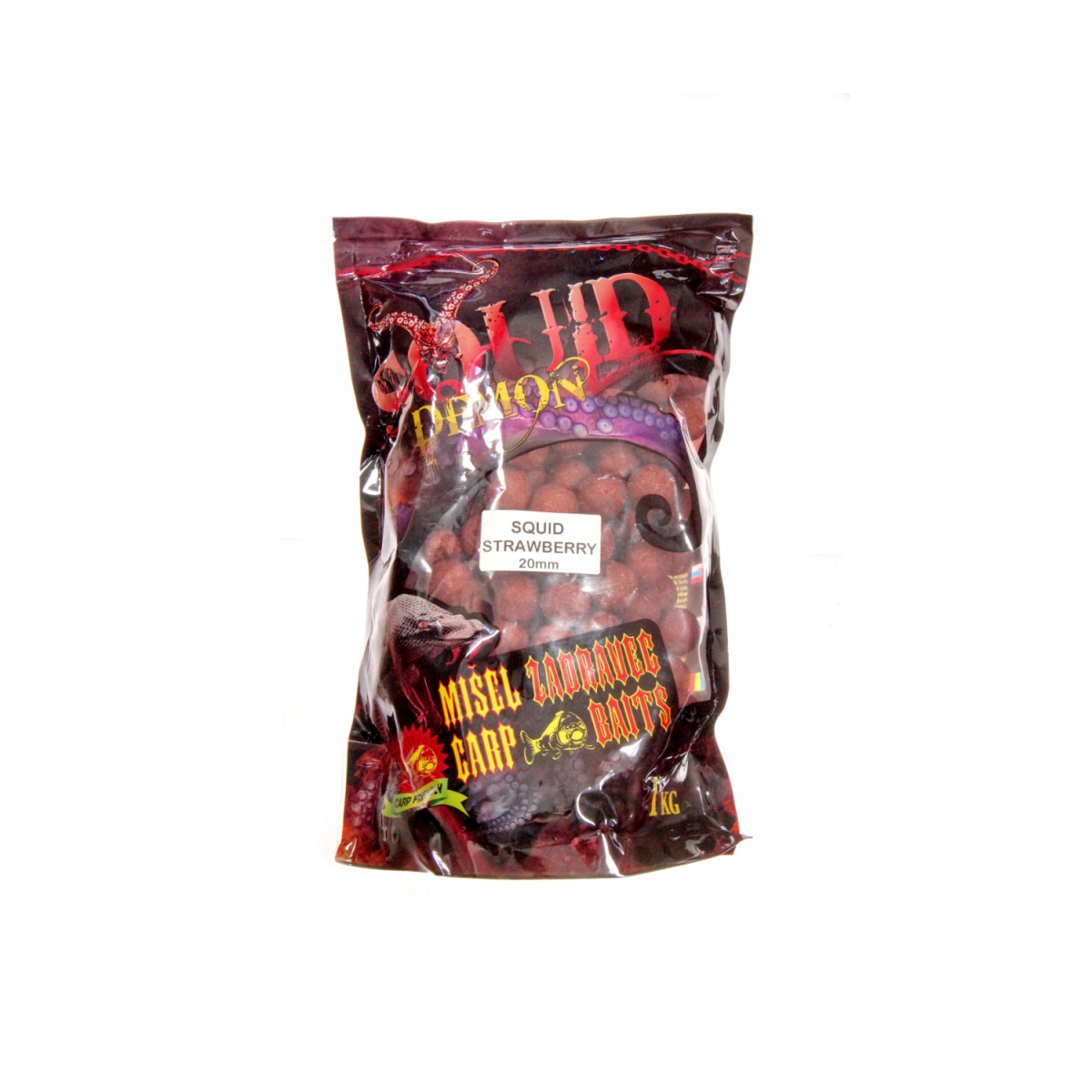 Misel Zadravec Squid Demon Squid Strawberry Boiliesrozmiar 20mm / 1kg - MPN: 0002355 - EAN: 200000060602