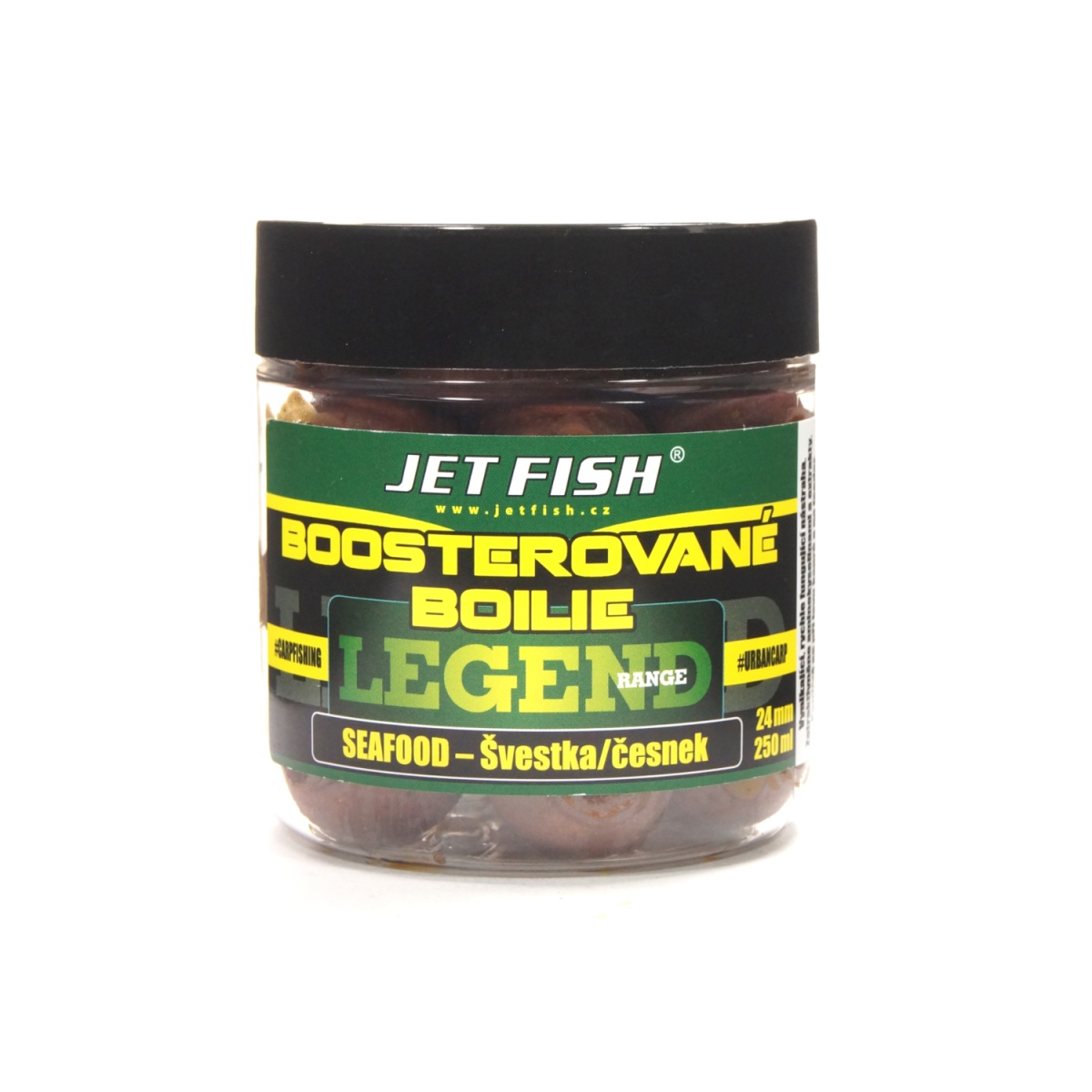 Jetfish Legend Boosted Boilies Seafood - Plum / Garlicrozmiar 24mm - MPN: 000251 - EAN: 00002516