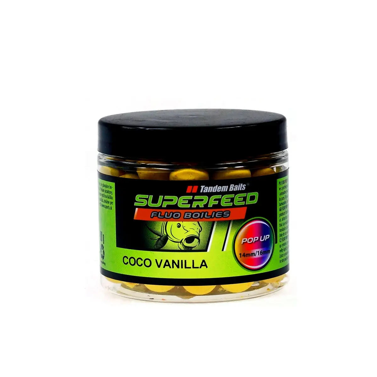 TandemBaits SuperFeed Fluo Coco Vanillamărimea 14-16 mm / 90g - MPN: 24311 - EAN: 5907666668283