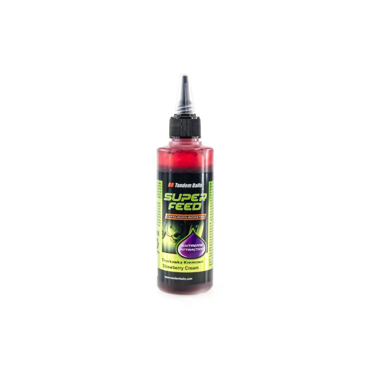 TandemBaits SuperFeed Diffusion Booster - Truskawka Kremowaopakowanie 100ml - MPN: 24741 - EAN: 5907666668924