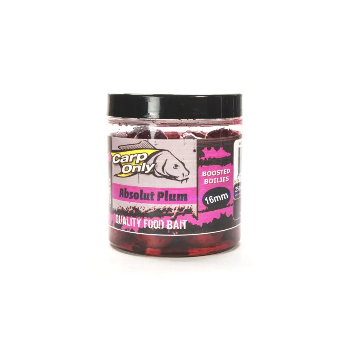 Carp Only Absolut Plum Boosted Boiliesvelikost 16 mm - EAN: 370096232405