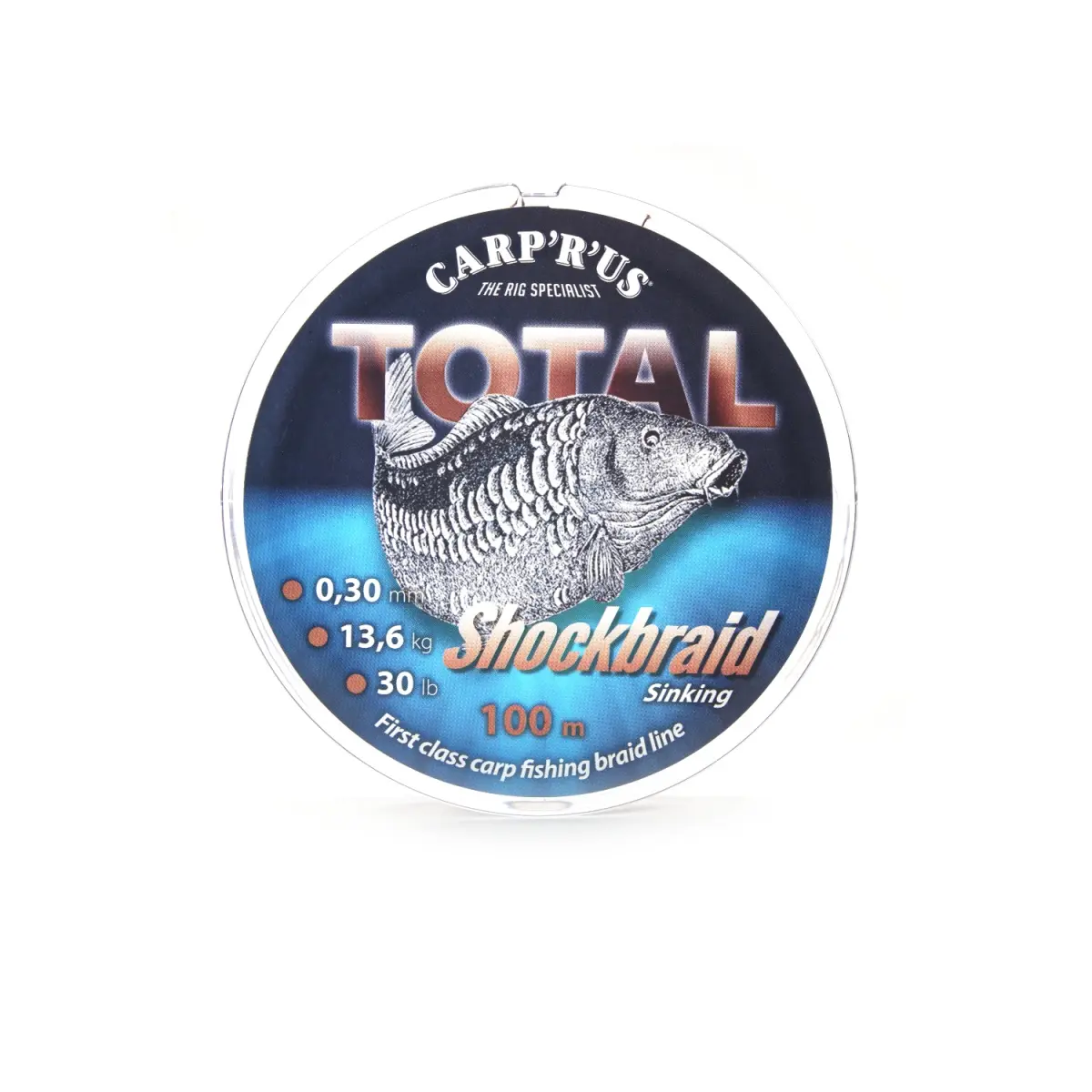 Carprus Total Shock Braiddiametru 0.30mm - MPN: CRU300206 - EAN: 8592400863146
