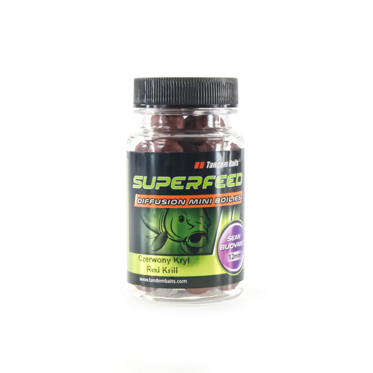 TandemBaits SuperFeed Diffusion Boilies - Red Krillrozmiar 12mm / 35g - MPN: 24550 - EAN: 5907666667552