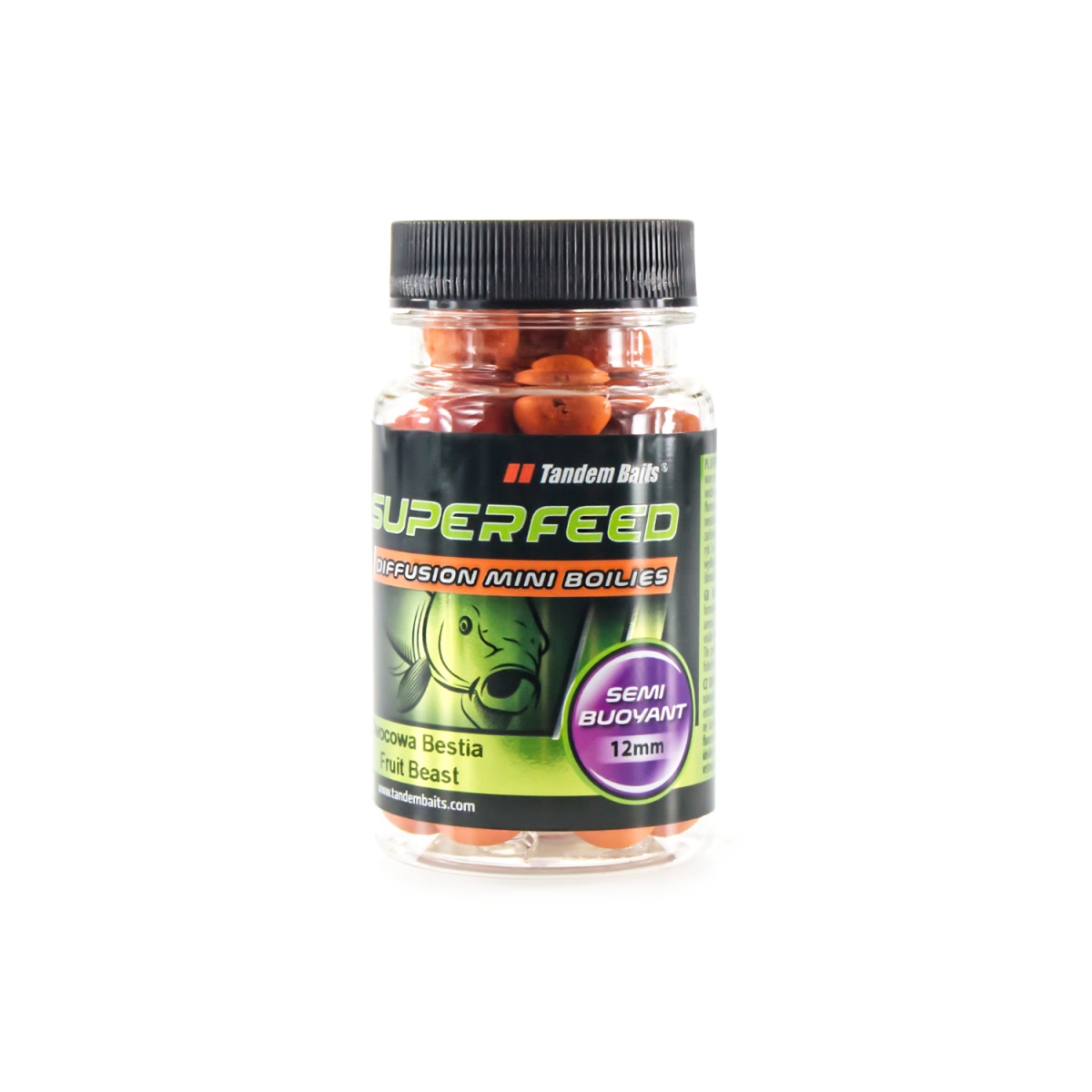 TandemBaits SuperFeed Diffusion Boilies - Owocowa Bestiarozmiar 12 mm / 35g - MPN: 24557 - EAN: 5907666667620