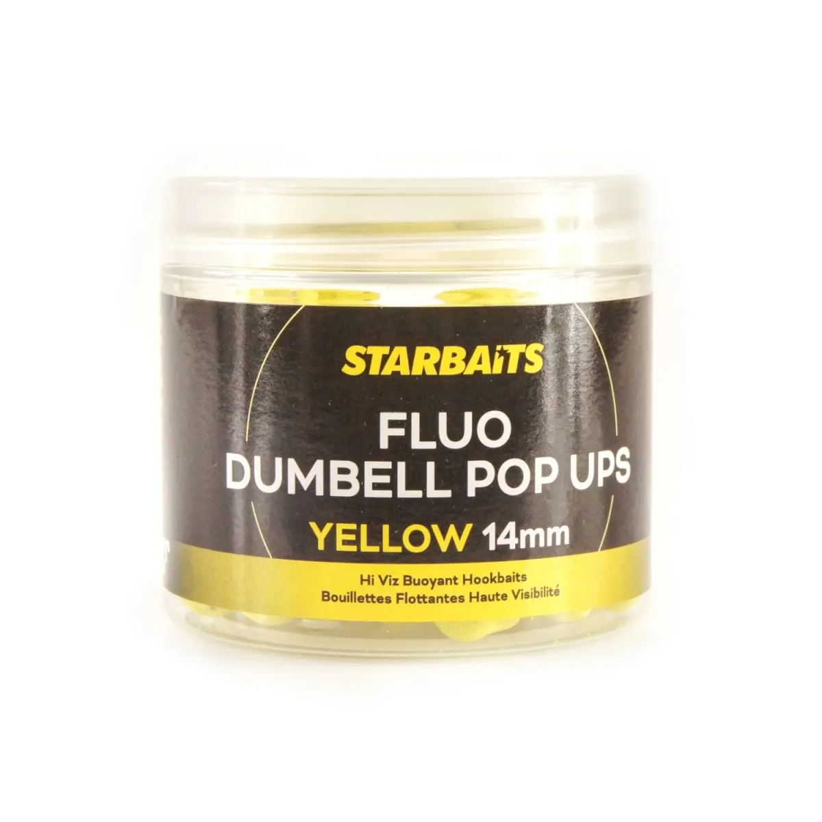Starbaits Fluo Dumbell Pop-Up Yellowmărimea 14mm - MPN: 52715 - EAN: 3297830527150