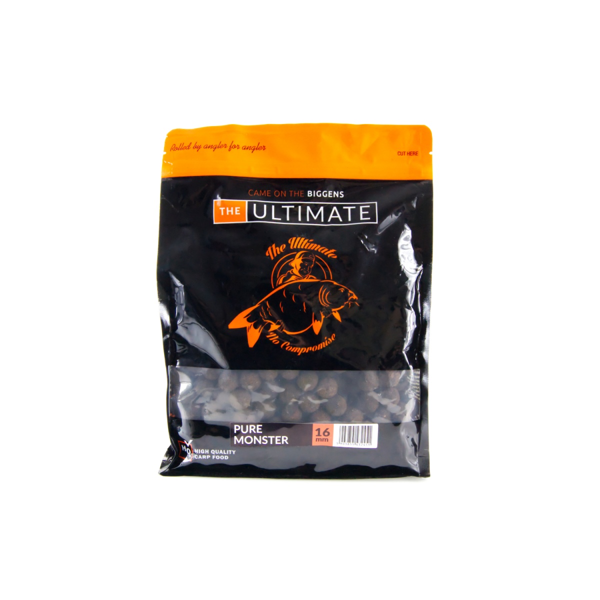UltimateProducts Top Range Boilies - Pure Monsterrozmiar 16 mm / 1 kg - EAN: 5903855432451