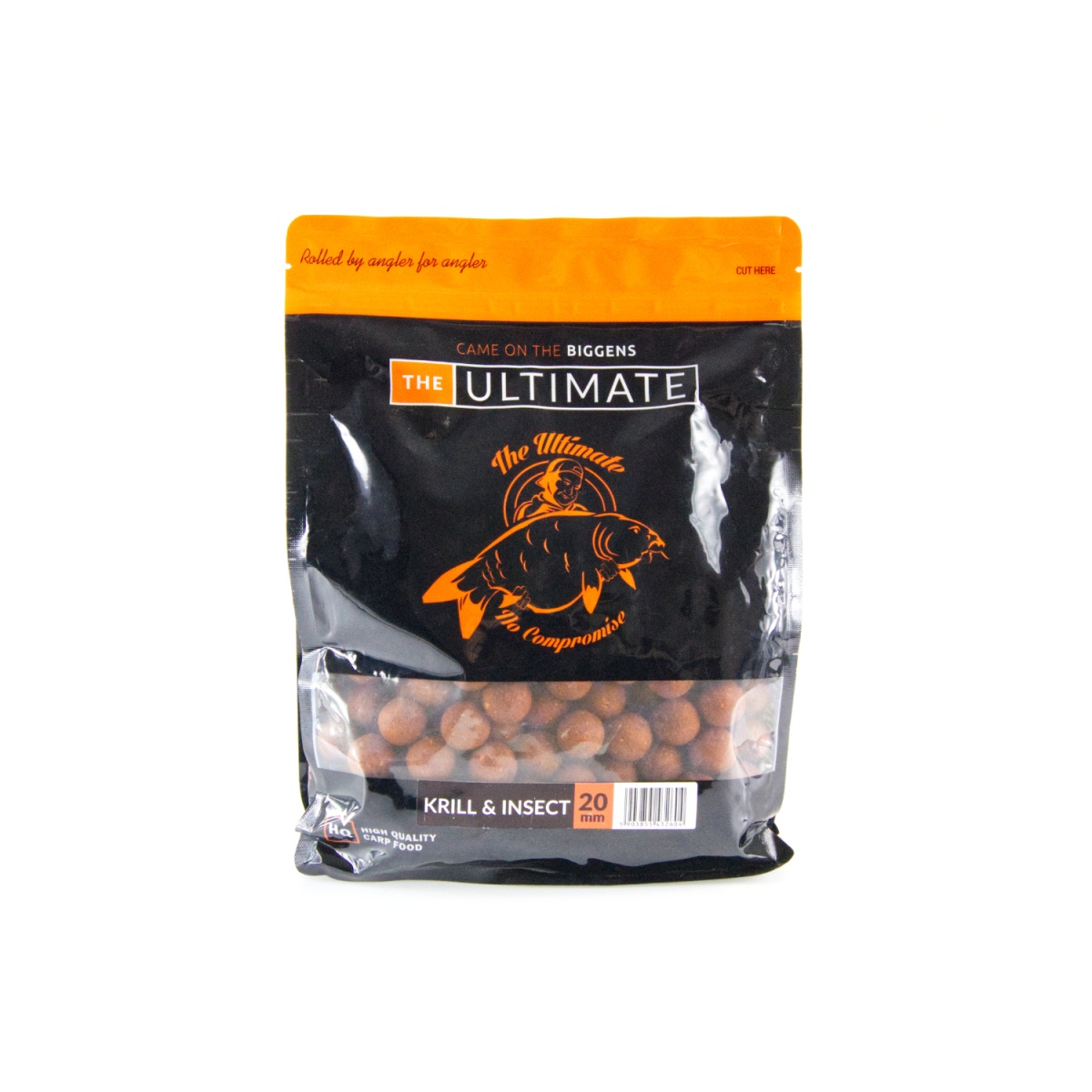 UltimateProducts Top Range Boilies - Krill Insectrozmiar 20 mm / 1 kg - EAN: 5903855432734