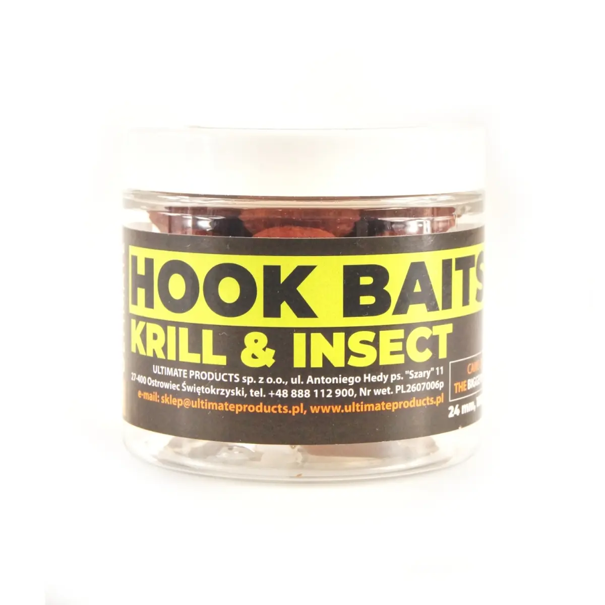 UltimateProducts Hookbaits - Krill Insectsmărimea 20 mm - EAN: 5903855432802
