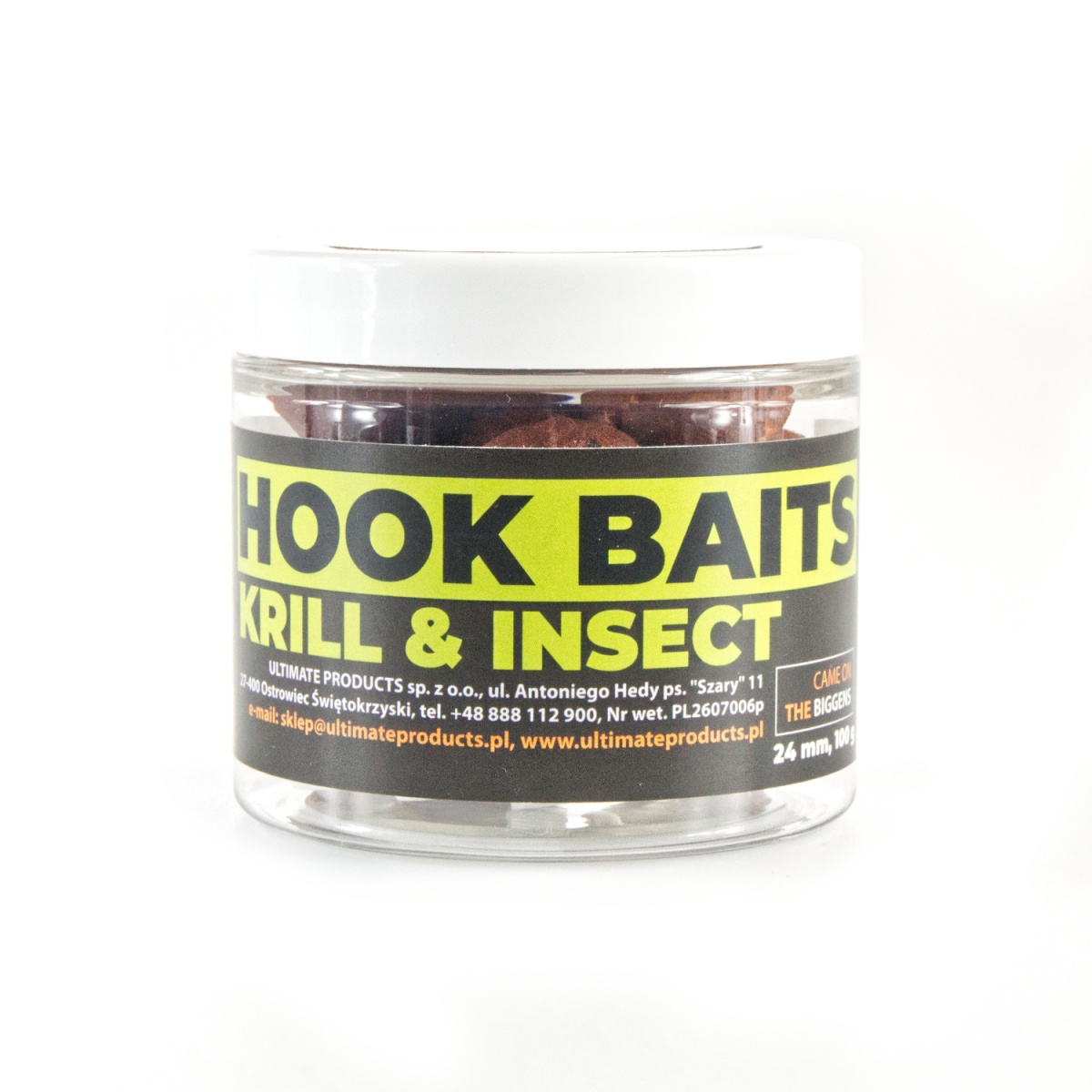 UltimateProducts Hookbaits - Krill Insectsrozmiar 24 mm - EAN: 5903855432819