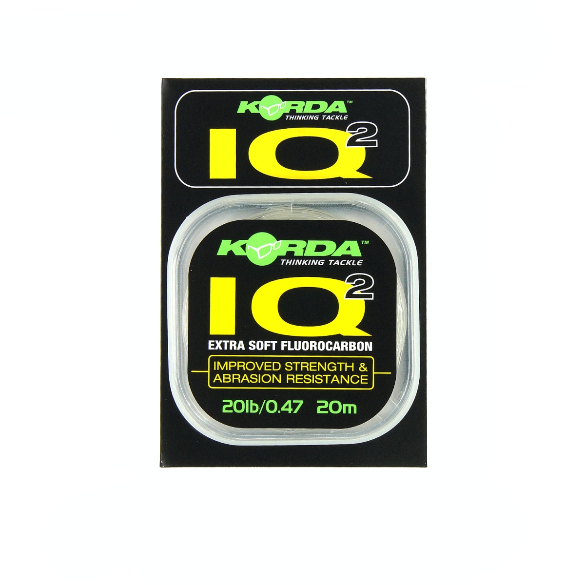 Korda IQ2 Extra Soft Fluorocarbonmodel 20 lb (9,1 kg) - MPN: KIQS20 - EAN: 5060062111316