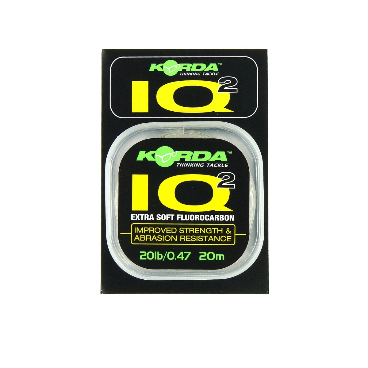 Korda IQ2 Extra Soft Fluorocarbonmodelis 20 lb (9,1 kg) - MPN: KIQS20 - EAN: 5060062111316