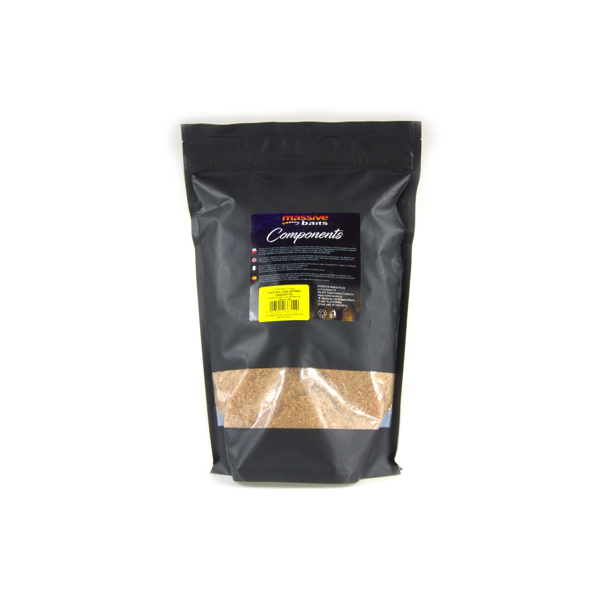 MassiveBaits Components - Langostino Meal - Mączka z Langustynekopakowanie 1kg - MPN: KP007 - EAN: 5901912667129