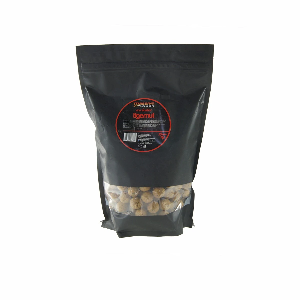 MassiveBaits Eco Boilies - Tigernutambalaj 18 mm / 1 kg - MPN: ECO16.1 - EAN: 5901912669888