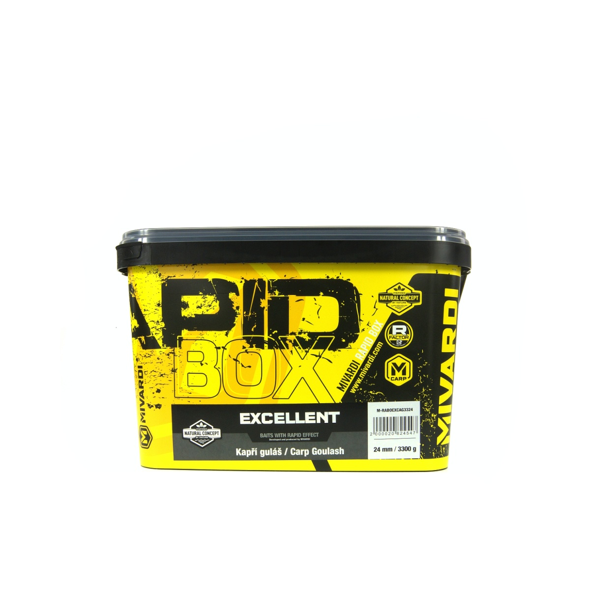 Mivardi Rapid Boilies Excellent Carp Goulashrozmiar 24mm / 3,3kg - MPN: M-RABOEXCAG3324 - EAN: 2000020824547