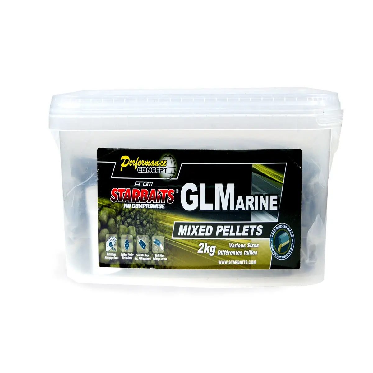 Starbaits GLMarine Mix Pelletspakavimas 2kg - MPN: 29553 - EAN: 3297830295530