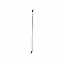 Solar Black Stainless Chain Plastic Ended Solar Black Stainless Chain Plastic Ended