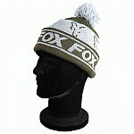 Fox Green and Silver Lined Bobble