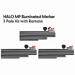 Fox Halo Iluminated Marker Pole Kit