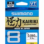 Shimano Kairiki 8 Steel Grey Braided Line Shimano Kairiki 8 Steel Grey Braided Line