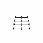 Avid Carp LokDown Fixed Buzz Bars 11”/286mm/3 strypai Avid Carp LokDown Fixed Buzz Bars 11”/286mm/3 strypai