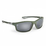 Fox Collection Green & Silver Sunglasses