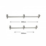 Carp Spirit INOX 300 Fixed 3 Rod Buzz Bar for 3 rods (33cm) Carp Spirit INOX 300 Fixed 3 Rod Buzz Bar for 3 rods (33cm)
