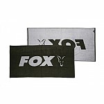 Fox Beach Towel Green and Silver