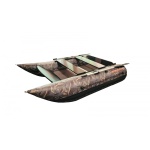 NawiPoland CAT 450 Inflatable Boat  - Katamaran zielony/podłoga AIRDECK