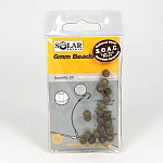 Solar Rubber Beads 6mm žalias Solar Rubber Beads 6mm žalias