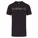 Trakker CR Logo T-Shirt Black Camo